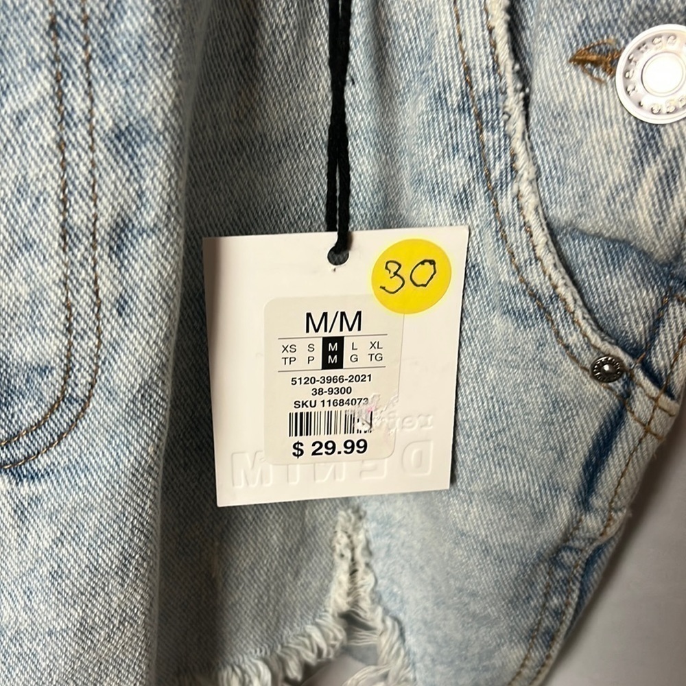 refuge denim overall shorts. New - Picture 4 of 4